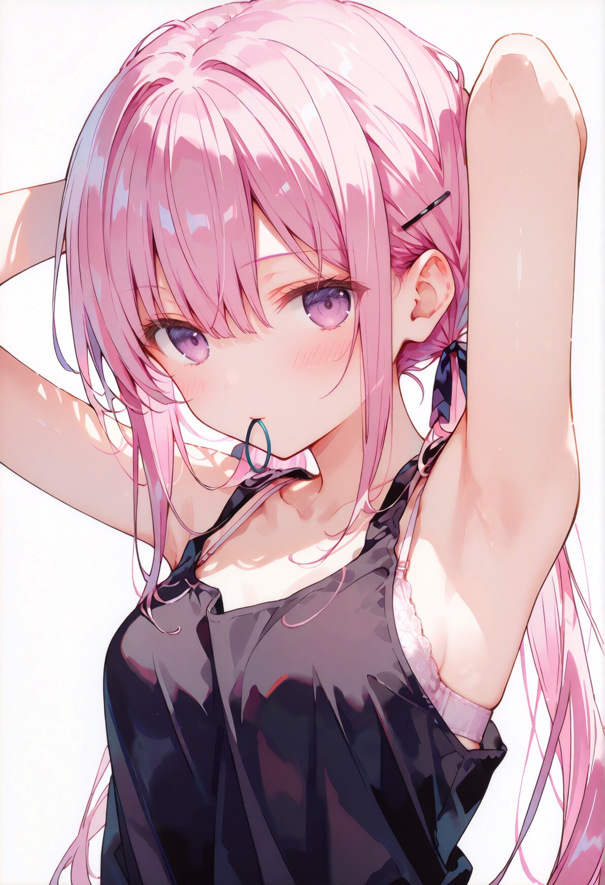 身だしなみを整える桃香（R没作品）