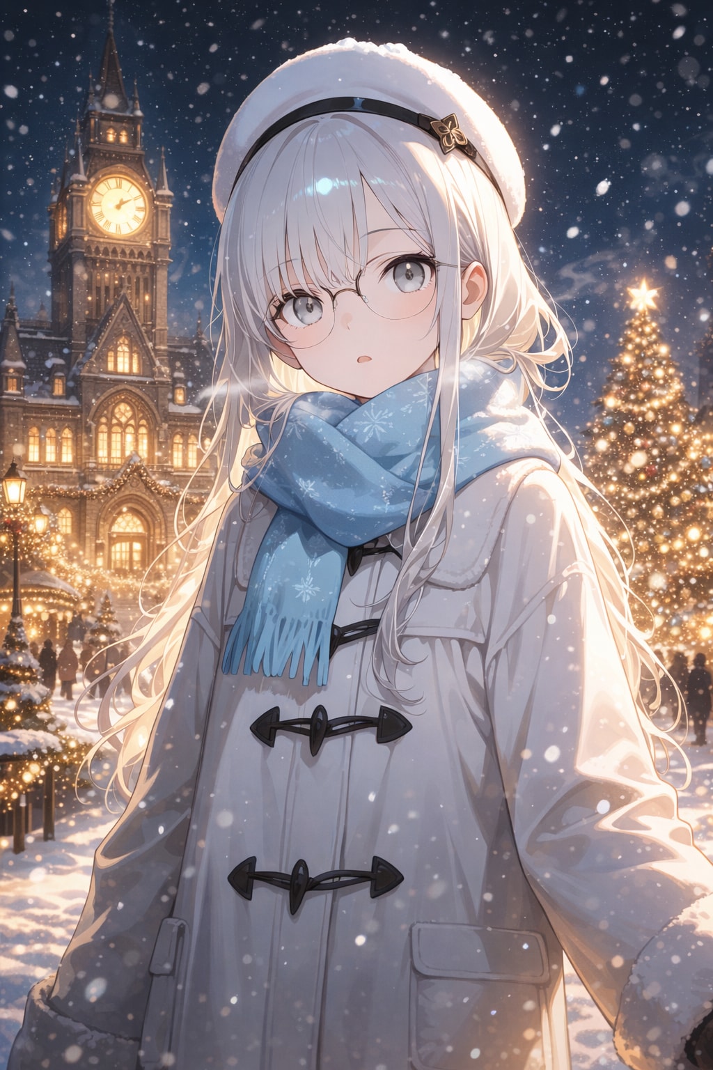 栞ちゃんとクリスマスの図書館デート