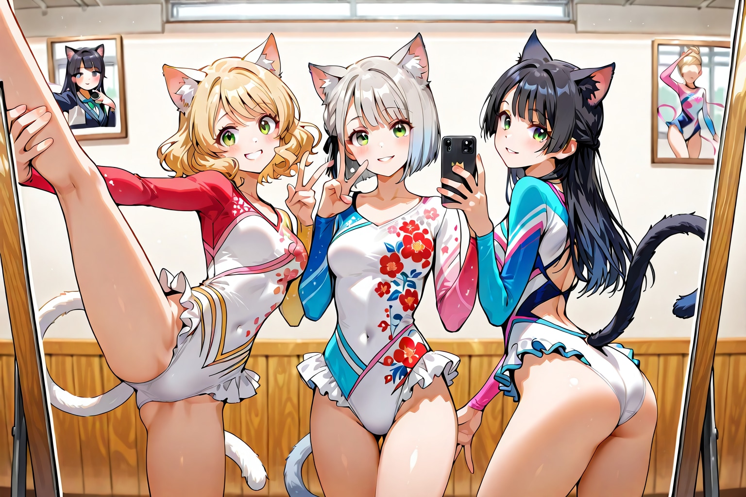 ダンスの練習中だぜっ！（どーだっ！）