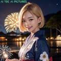 着物と花火 AI Pictures 115 2枚目