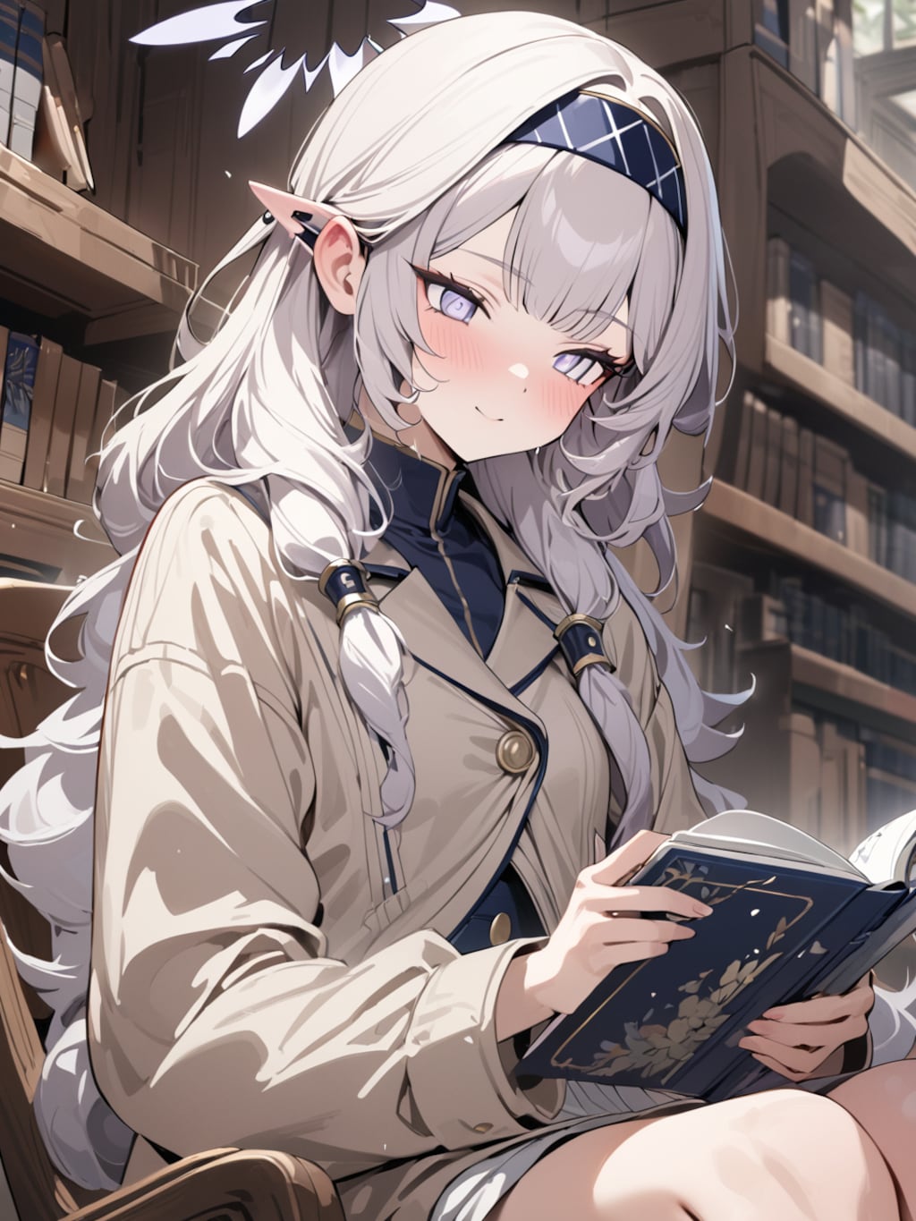 明星ヒマリの図書館での調べもの【ブルアカ・ヒマリ】