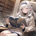 明星ヒマリの図書館での調べもの【ブルアカ・ヒマリ】 9枚目