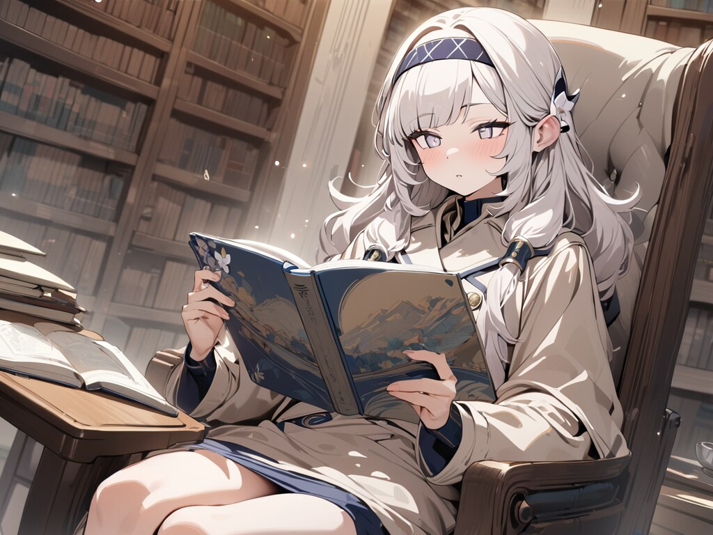明星ヒマリの図書館での調べもの【ブルアカ・ヒマリ】