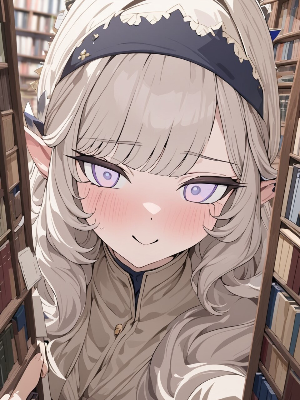 明星ヒマリの図書館での調べもの【ブルアカ・ヒマリ】