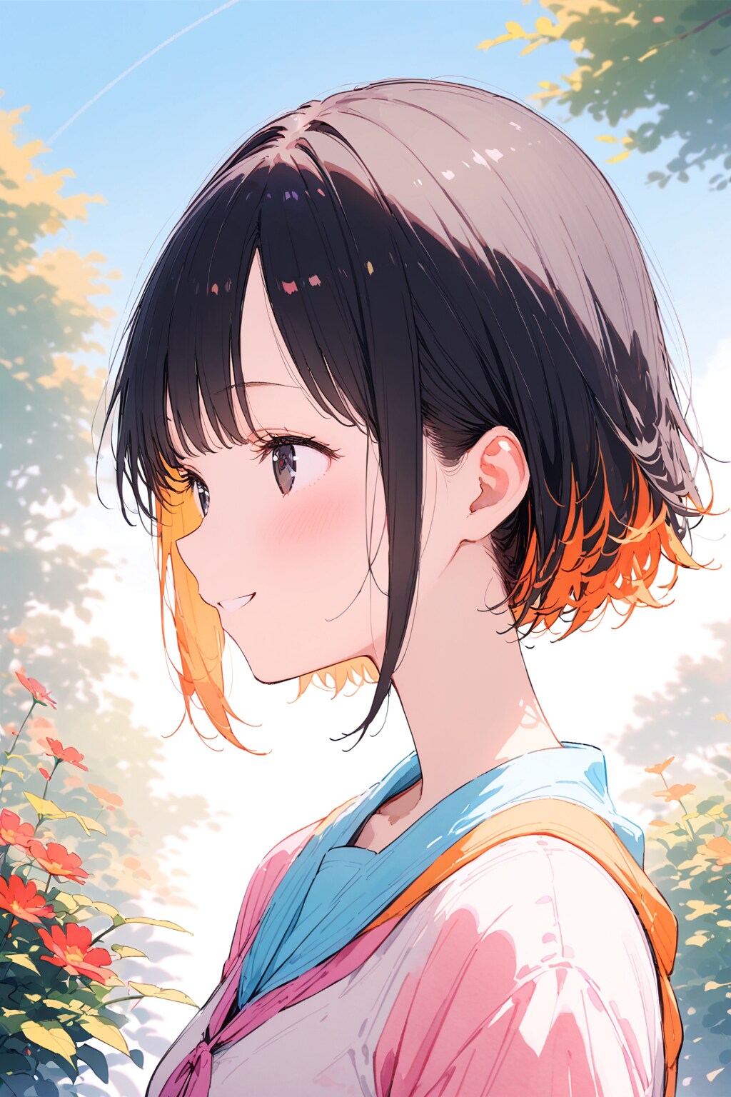 秋の公園３ | の人気AIイラスト・グラビア