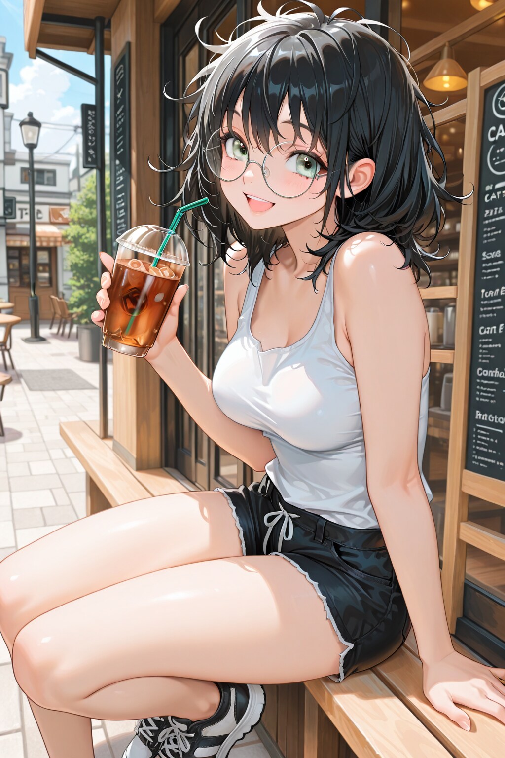 クーリング中の古来部梢香