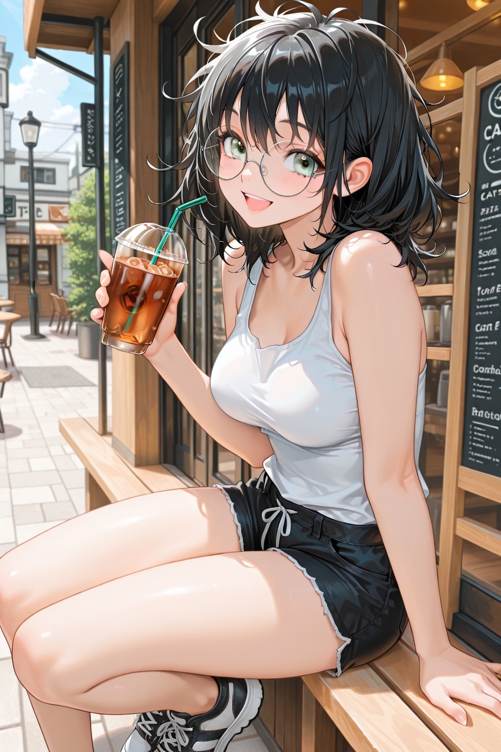 クーリング中の古来部梢香