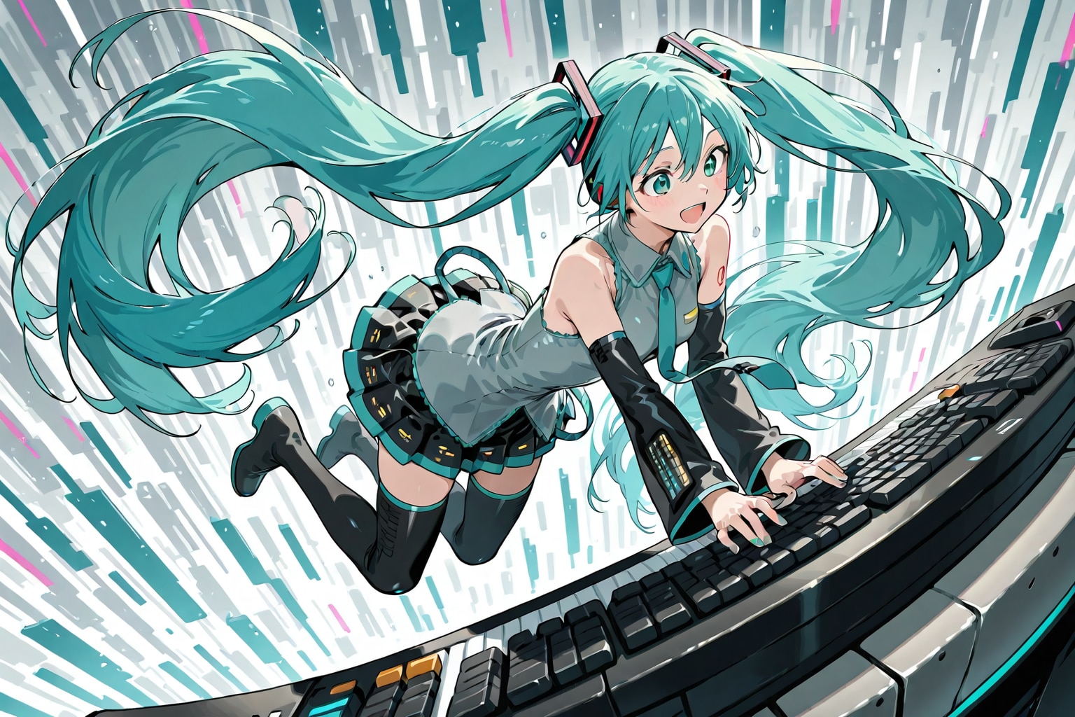 みくみくにしてあげる♪ | の人気AIイラスト・グラビア