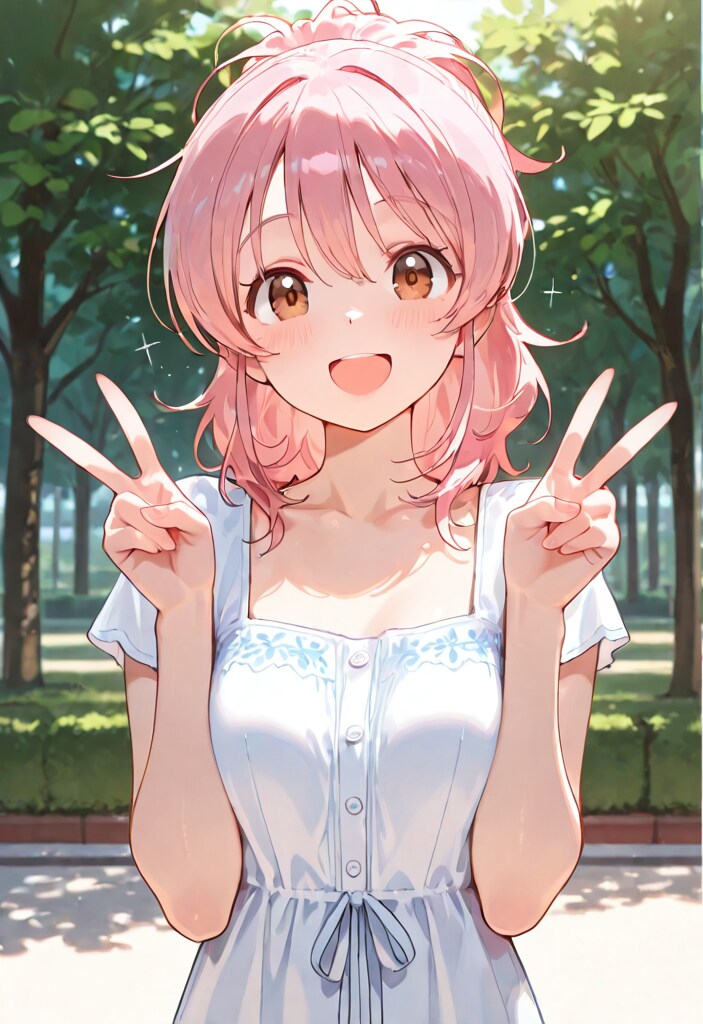 公園で✌