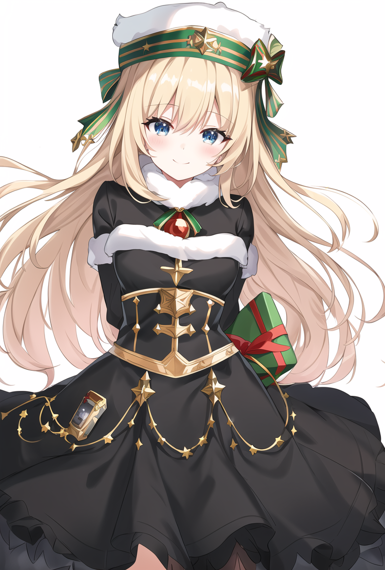軍服少女とクリスマス img2img