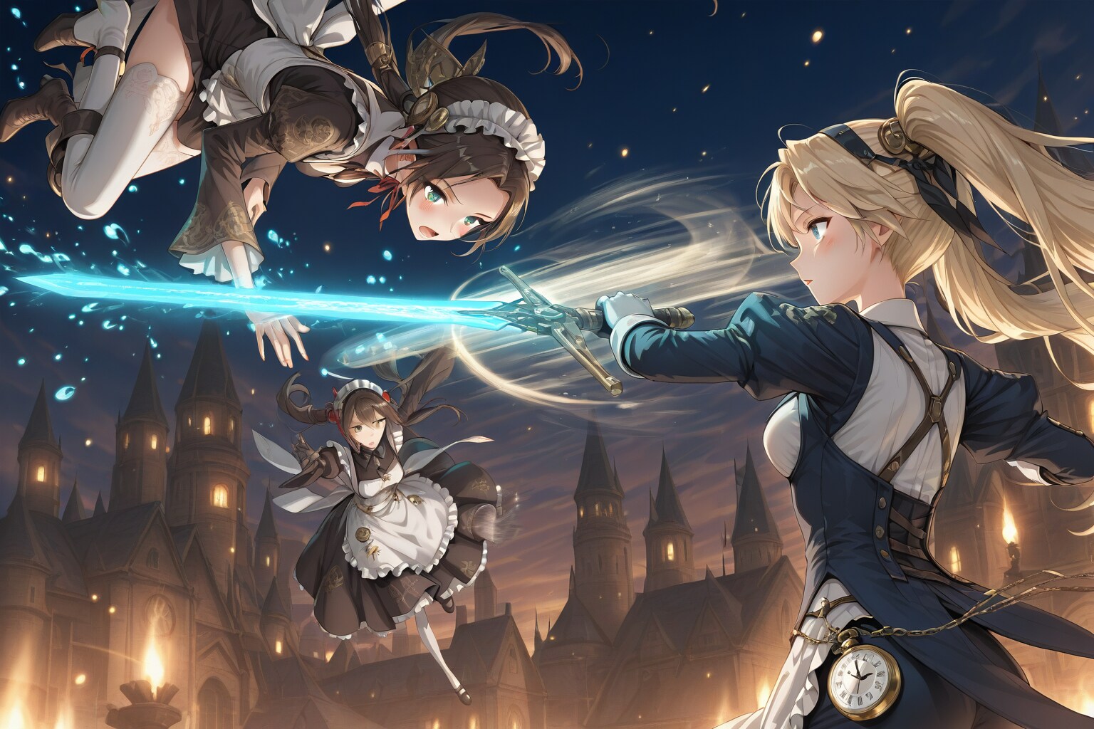 戦闘中 | の人気AIイラスト・グラビア