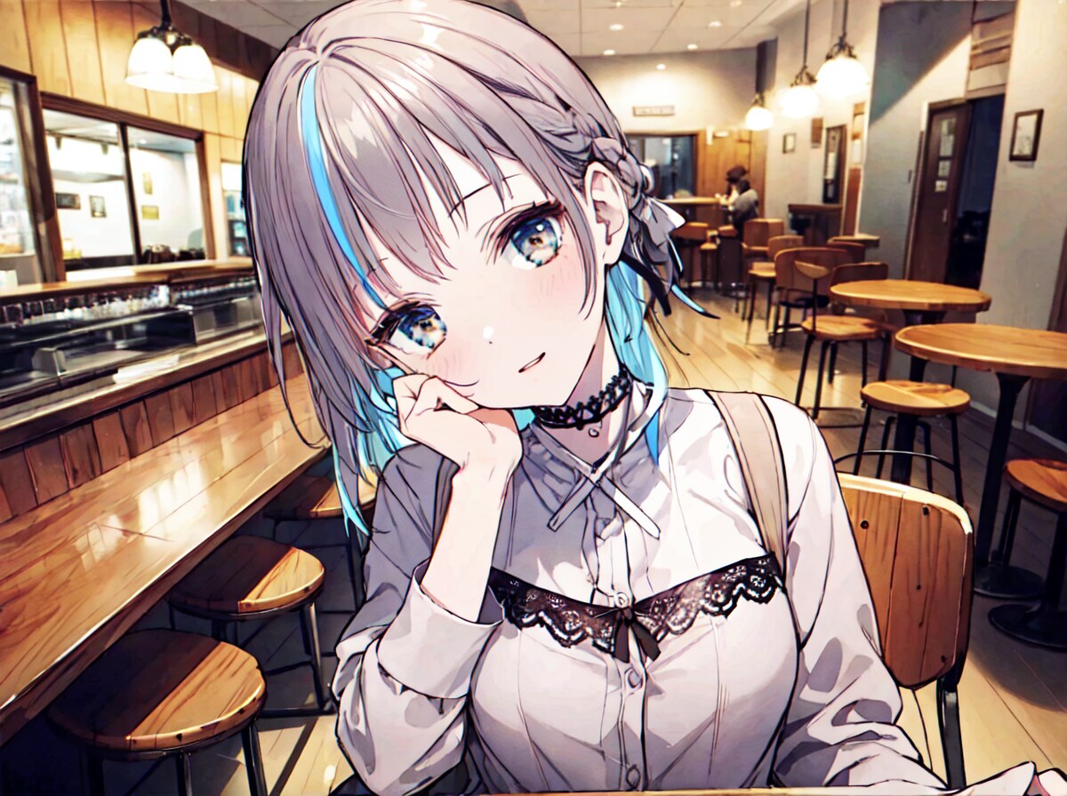 コーヒーショップで