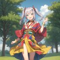 ダシキを着た女の子 9枚目
