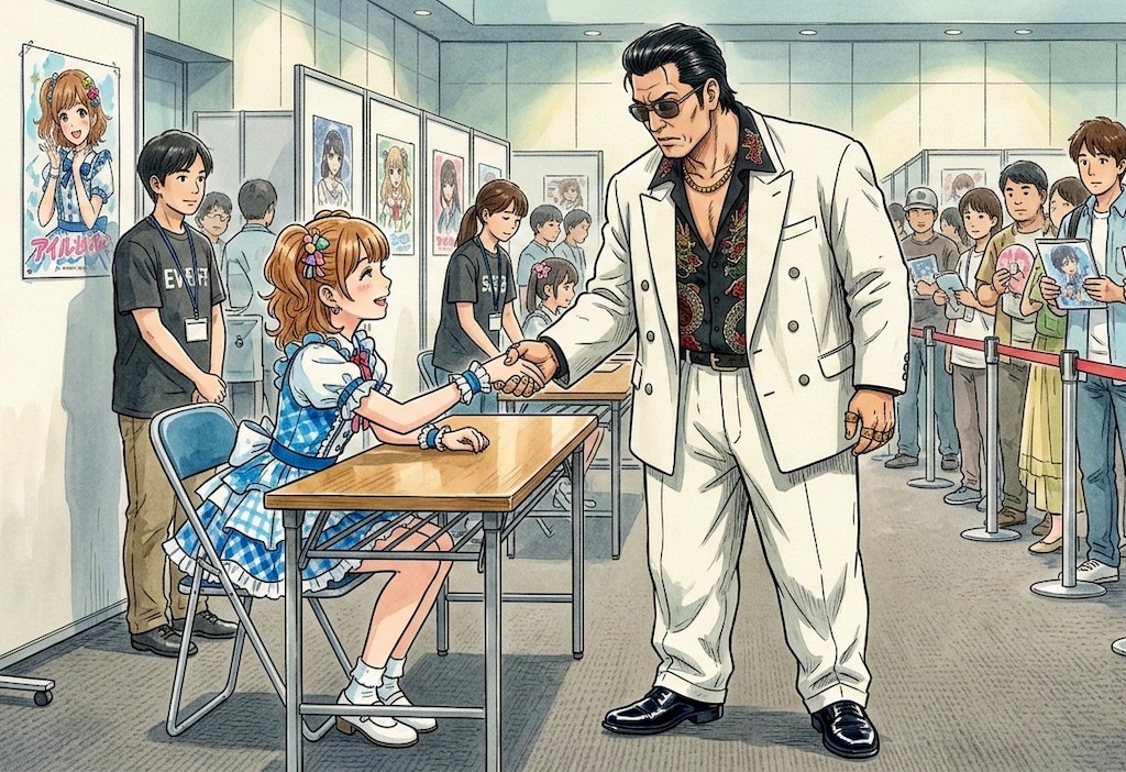 こう見えて推しアイドルがいる