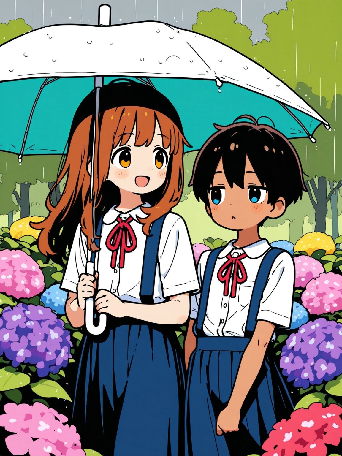 紫陽花の花が咲く頃に