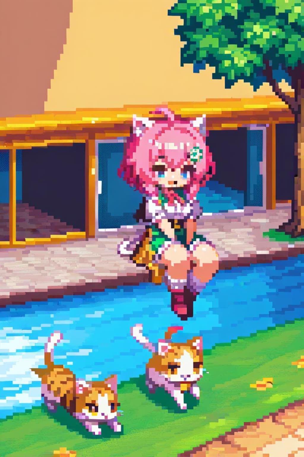 ドット絵　ゲーム画面