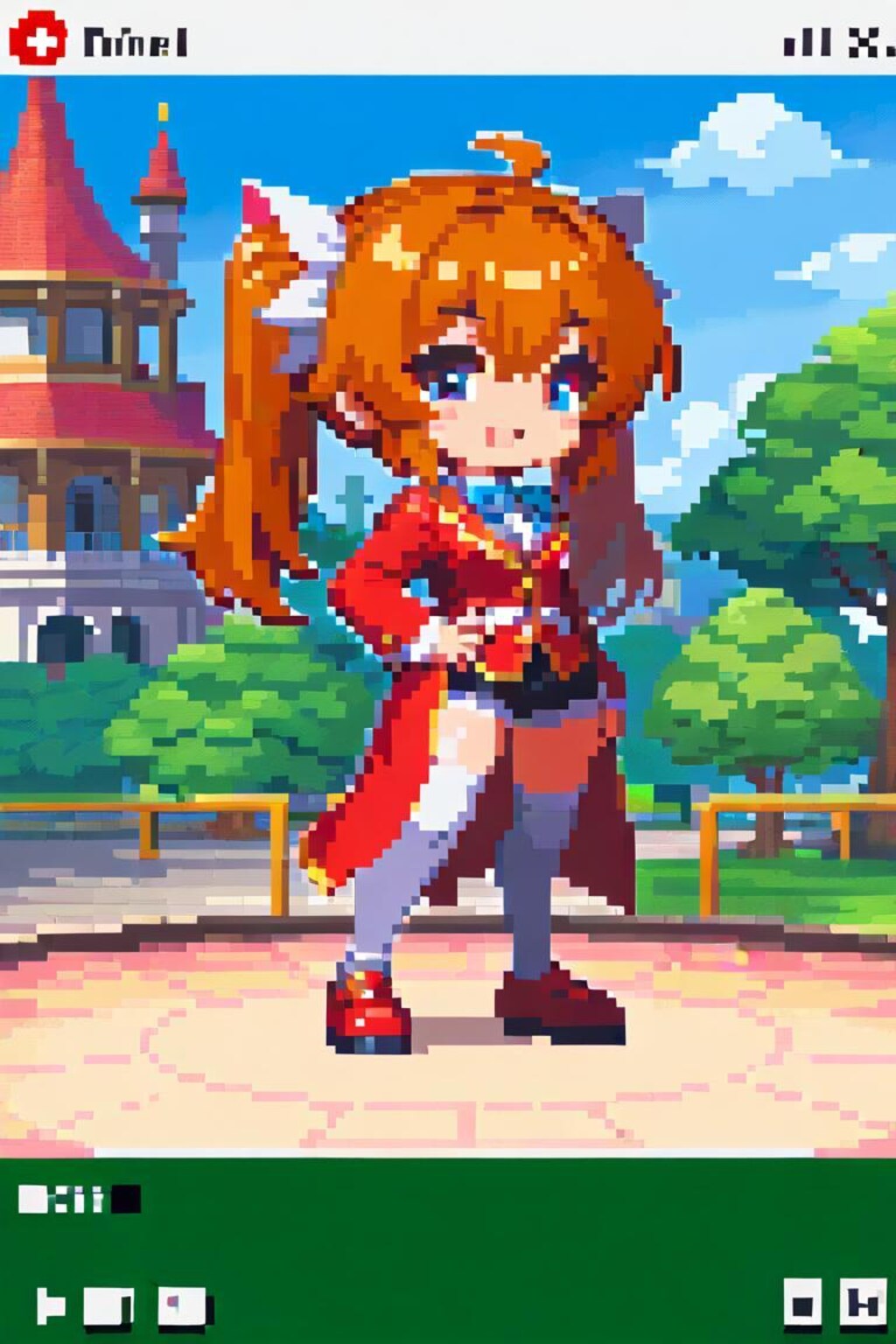 ドット絵　ゲーム画面