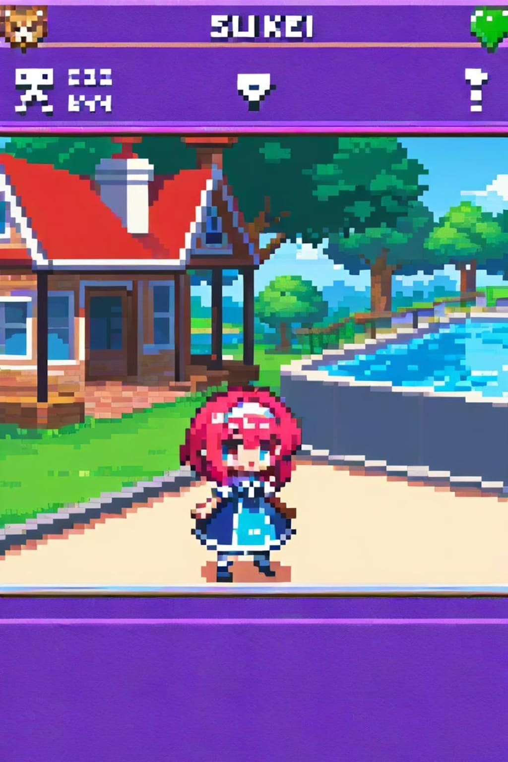 ドット絵　ゲーム画面