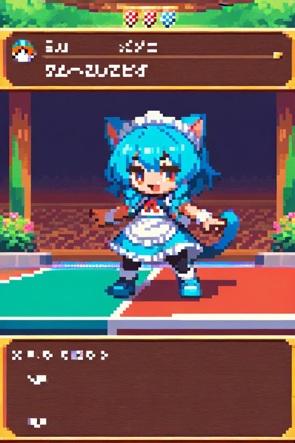 ドット絵　ゲーム画面