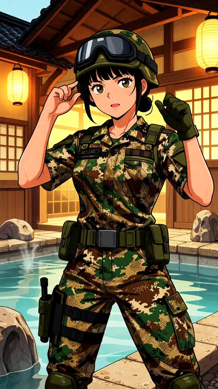 戦闘員が居る銭湯 | の人気AIイラスト・グラビア