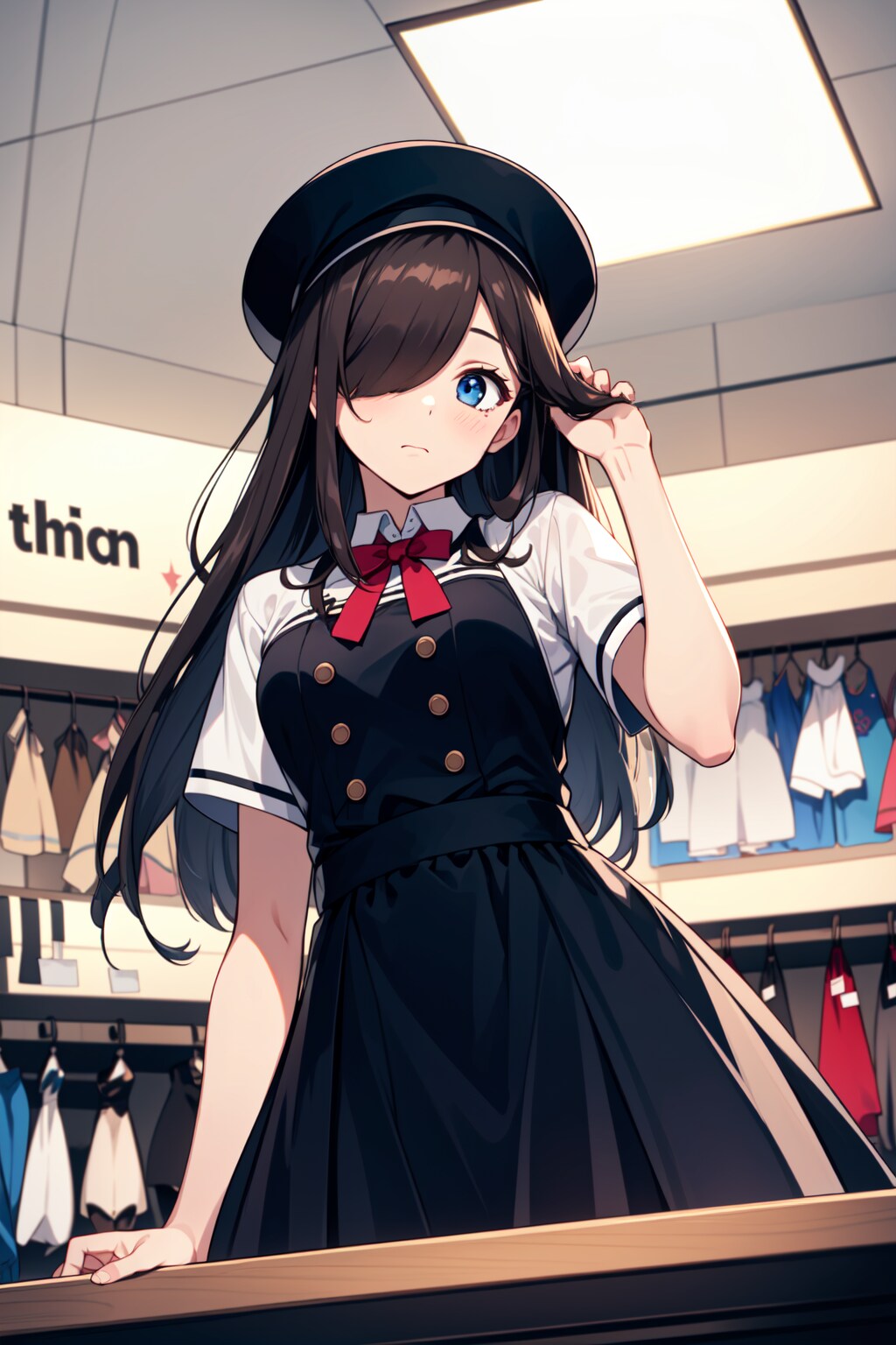 メカクレ少女とデパート巡り