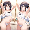 脱衣室にて 2枚目