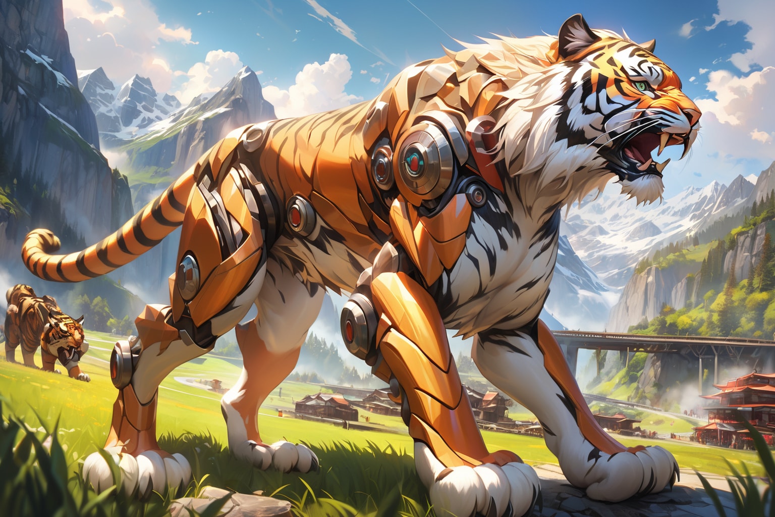 機械仕掛けの虎 その② | の人気AIイラスト・グラビア