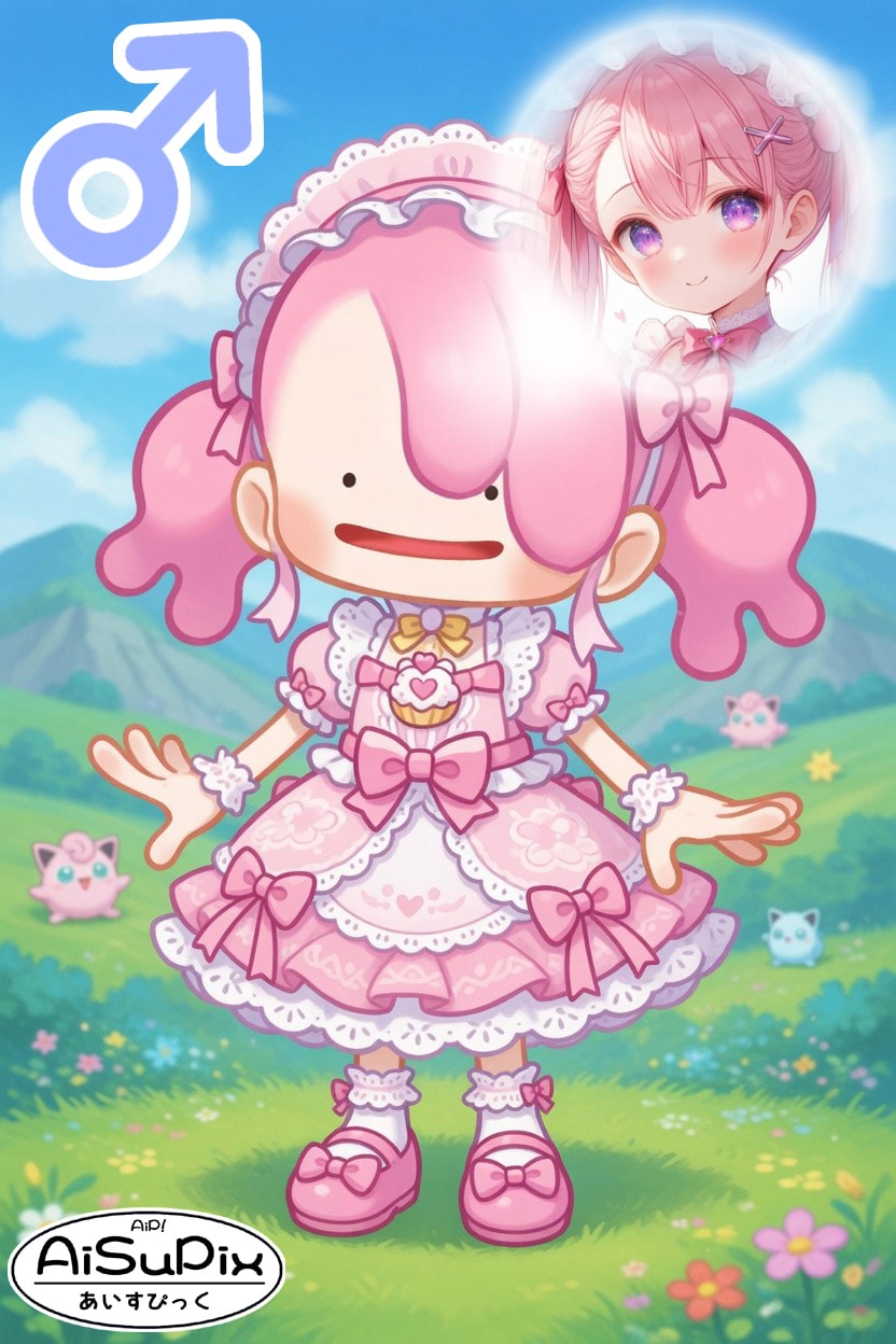 💙AiSuPix／ロリィタメタモンちゃん💙 | の人気AIイラスト・グラビア