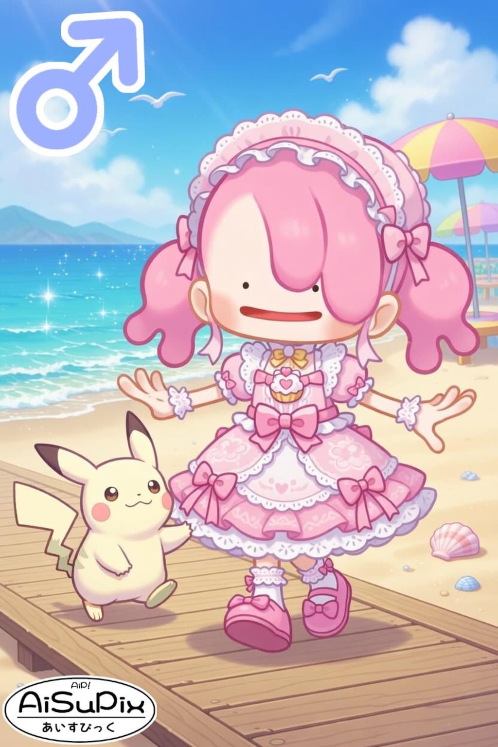 💙AiSuPix／ロリィタメタモンちゃん💙