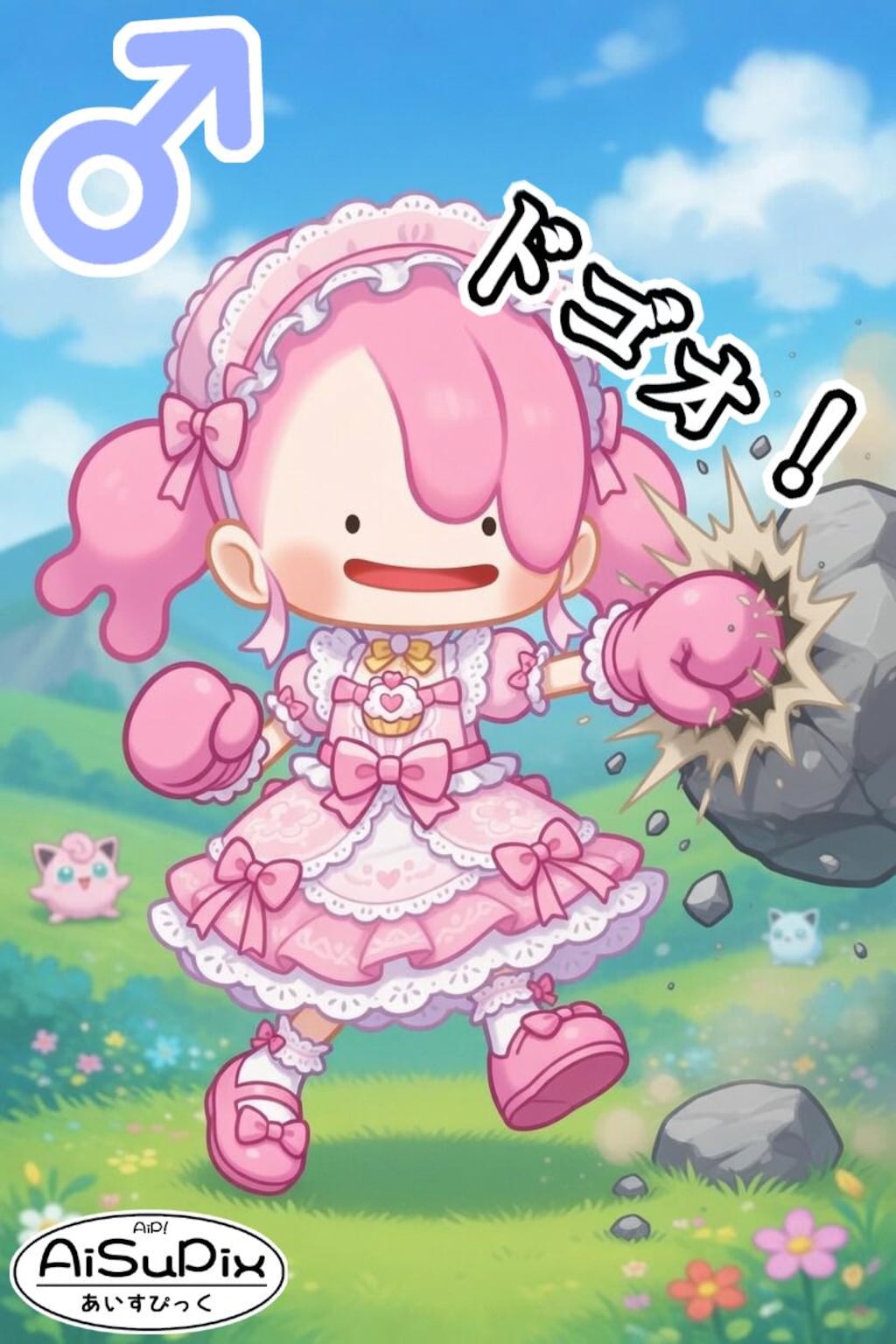 💙AiSuPix／ロリィタメタモンちゃん💙