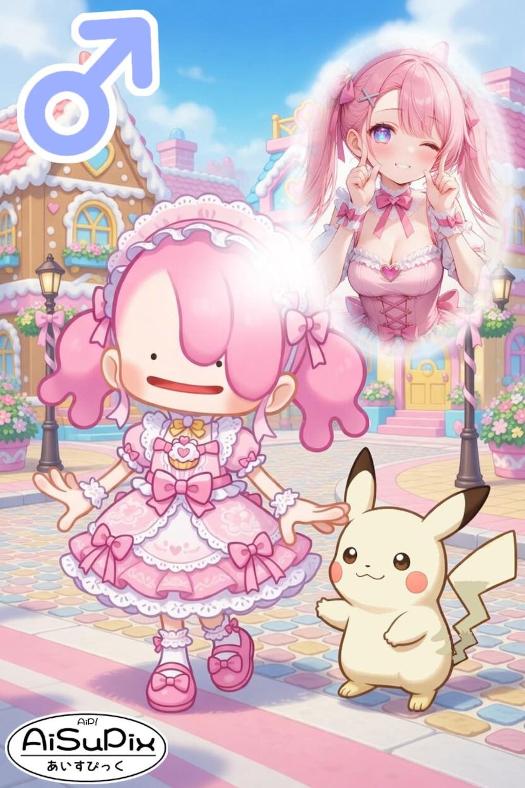 💙AiSuPix／ロリィタメタモンちゃん💙