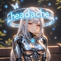 頭痛持ちのメカ子 3枚目