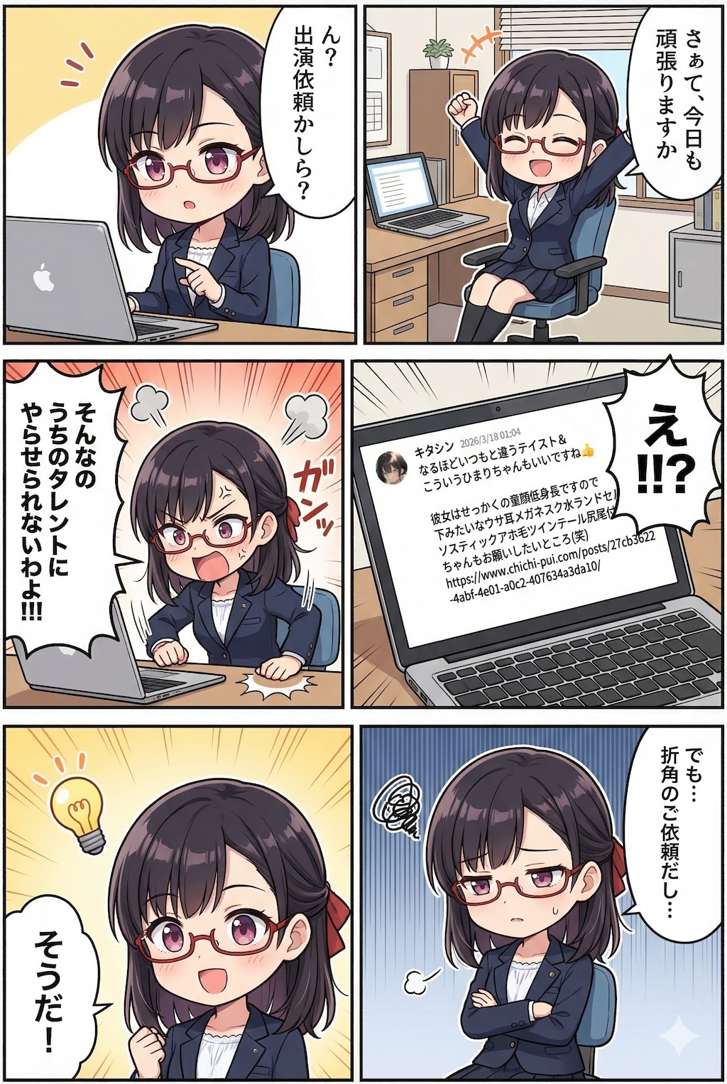 タレントは私が守ります！