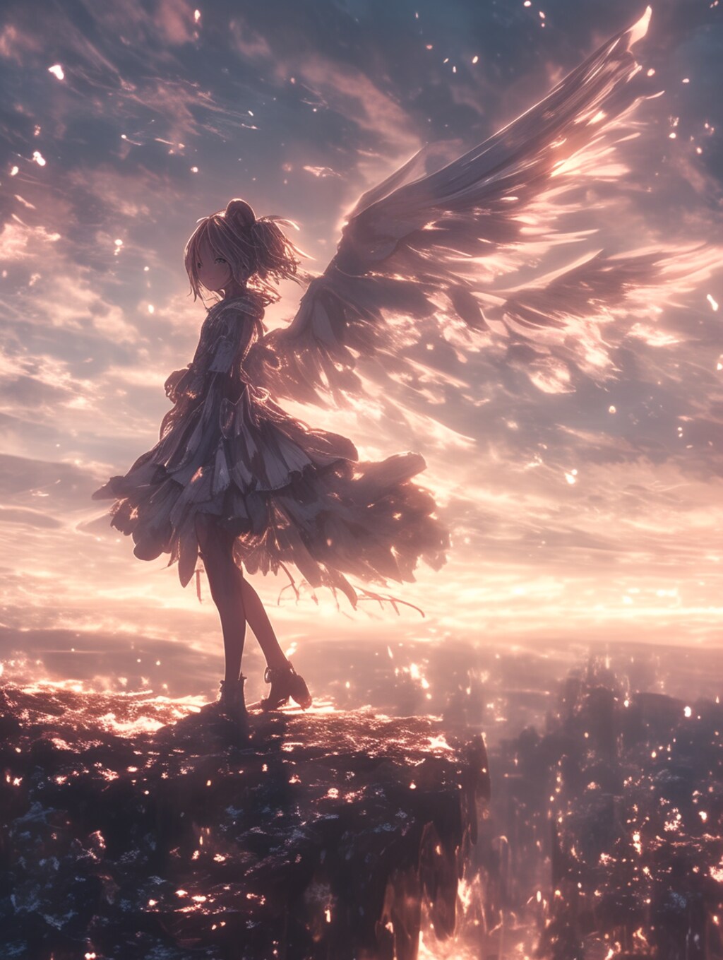 きのこのかさの下で、ひとやすみ🐾