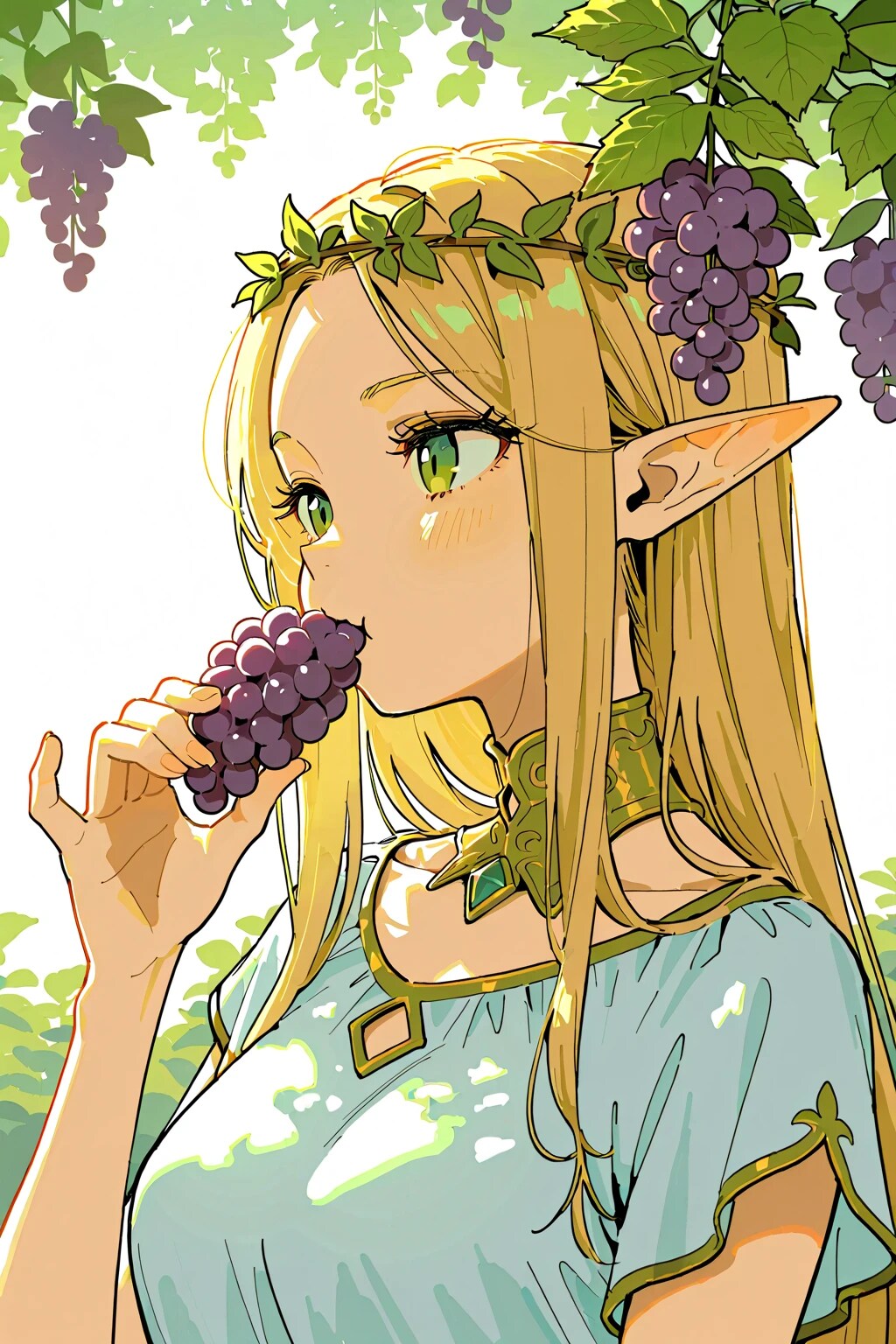 エルフさんの朝食