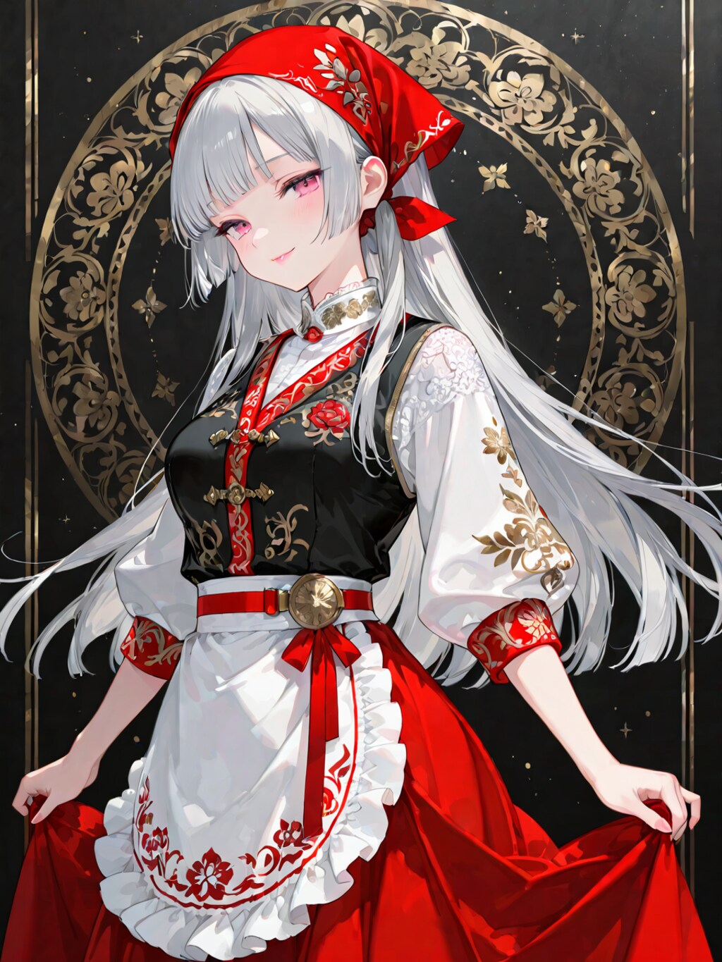 北マケドニアに旅行中のアイシャちゃん