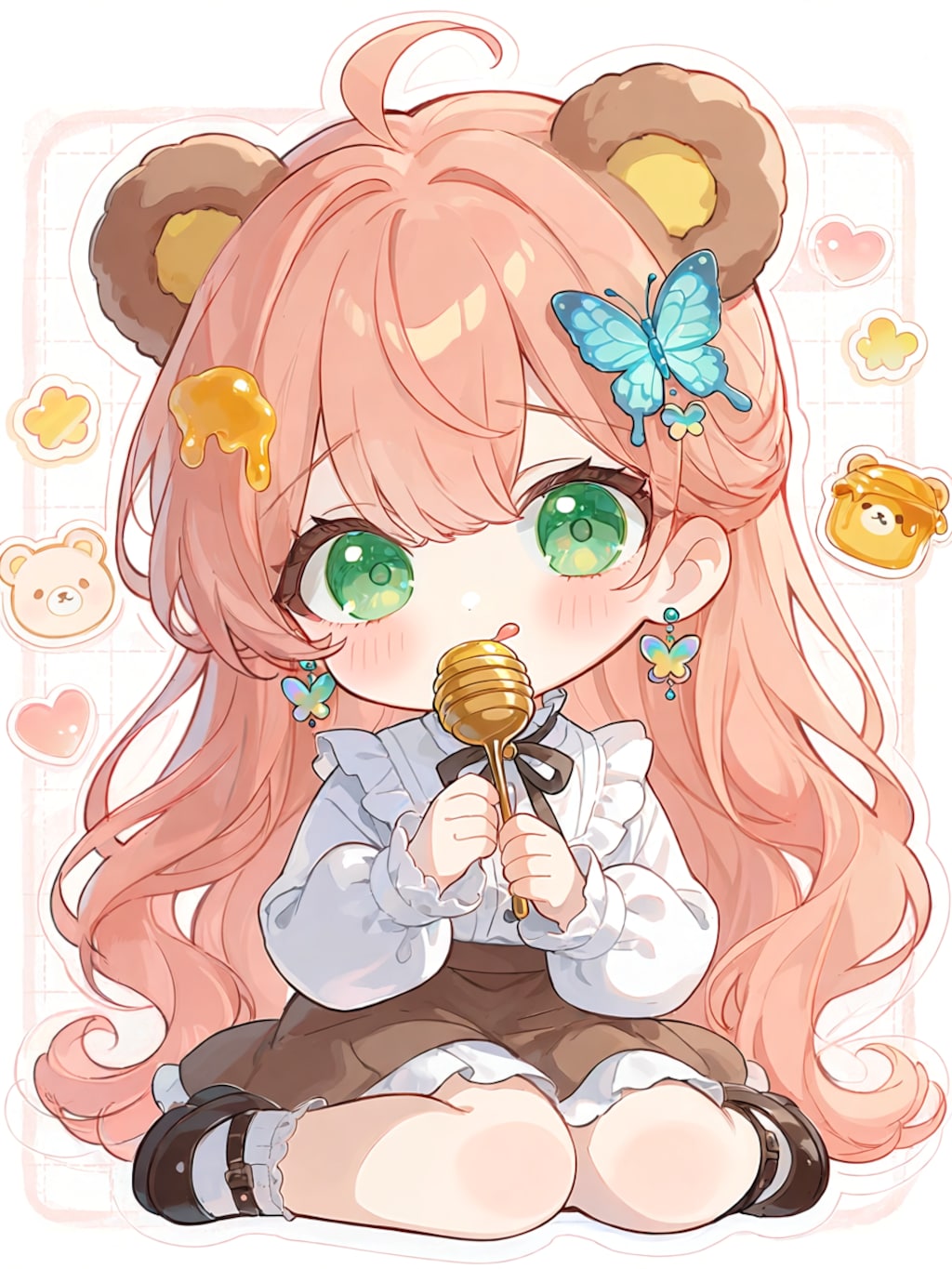 はちみつとくまさん×ちびキャラ