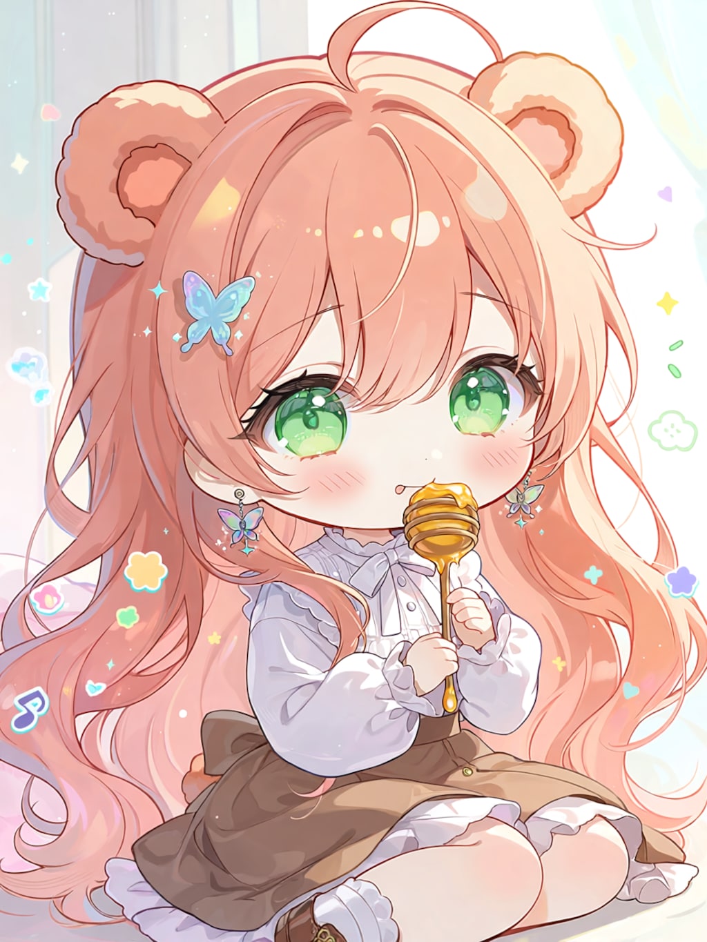 はちみつとくまさん×ちびキャラ