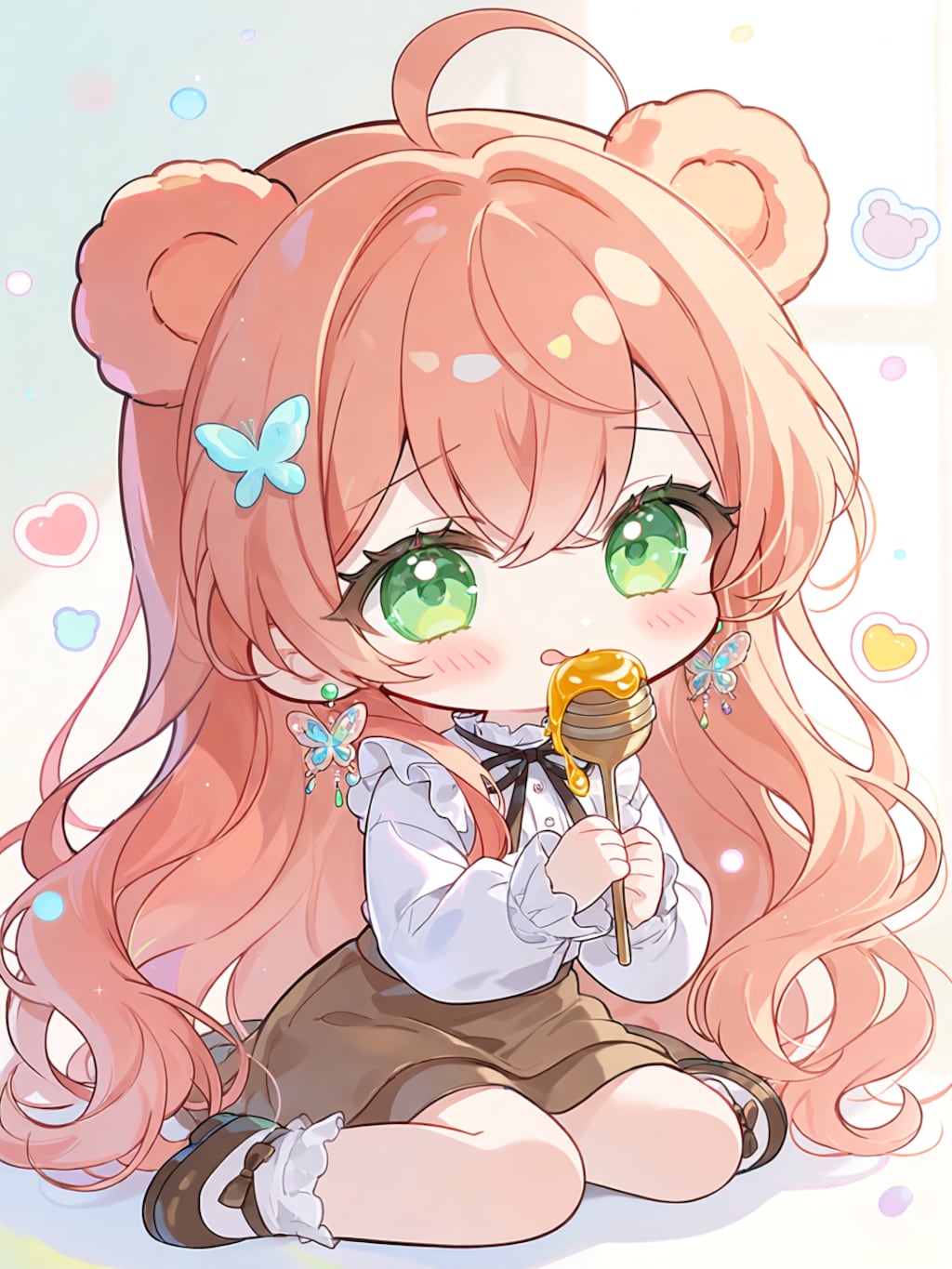 はちみつとくまさん×ちびキャラ