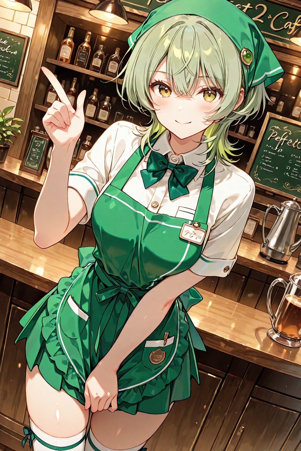 カフェのウェイトレスなMESSちゃん