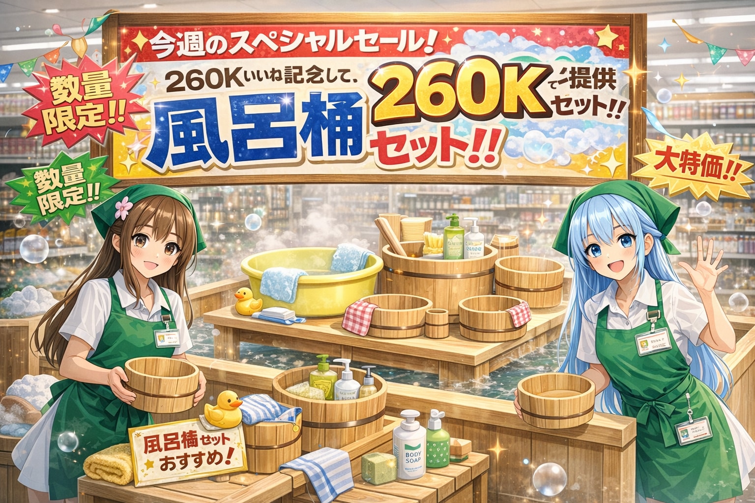 スーパーちちぷい　週末のスペシャルセール | の人気AIイラスト・グラビア