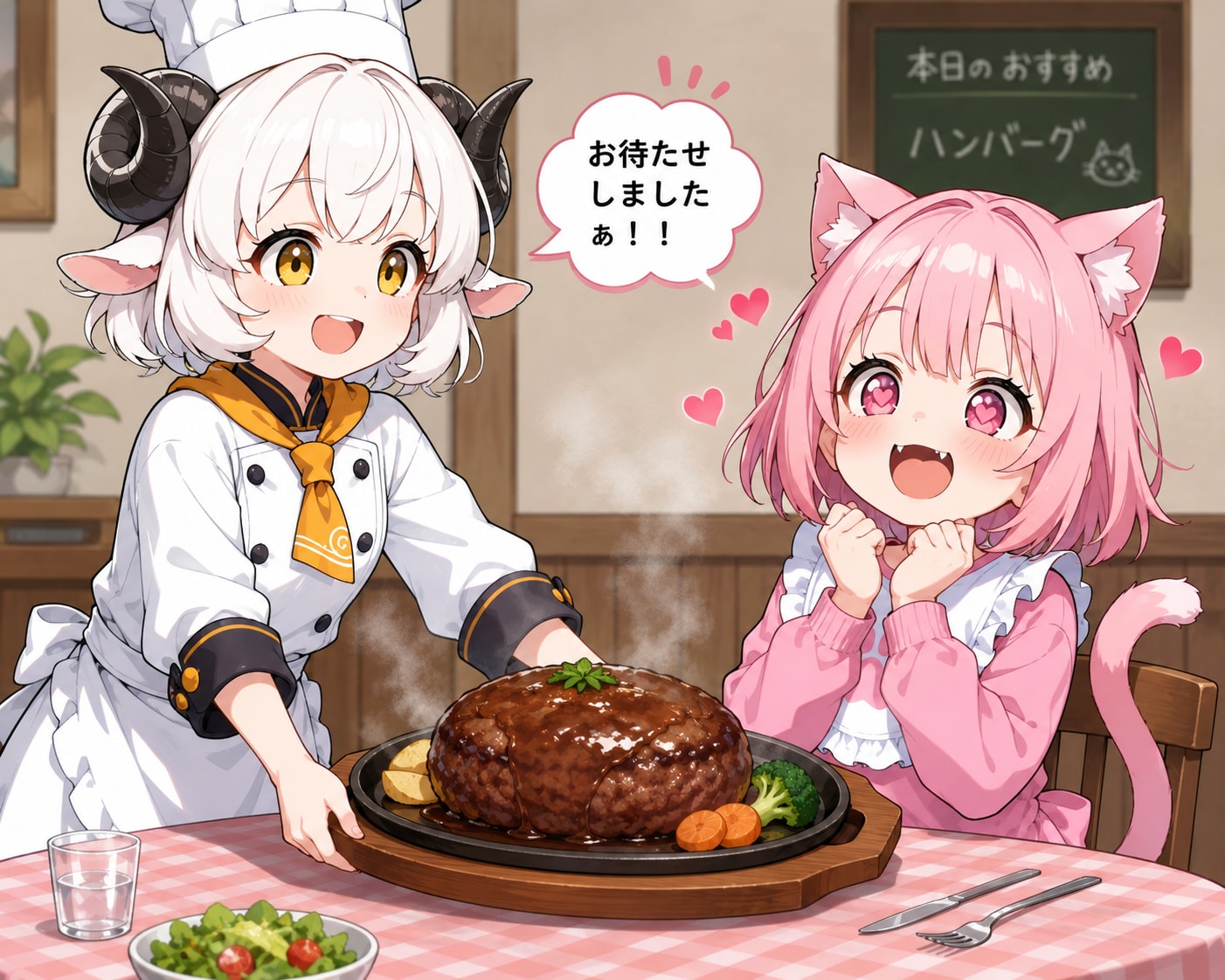 メイちゃんのハンバーグ♡
