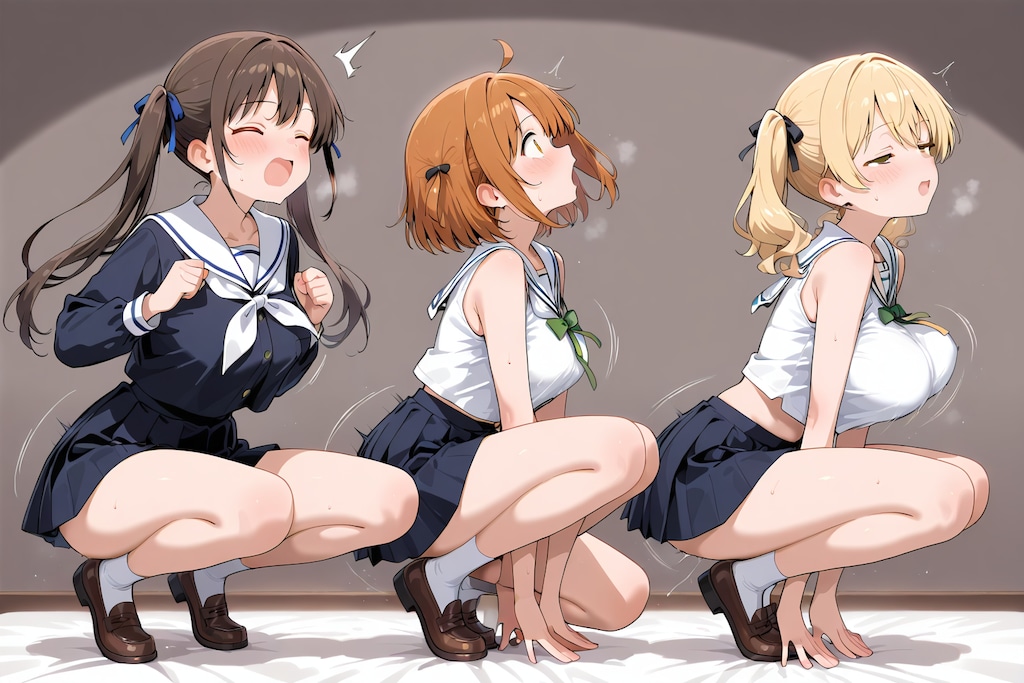 踏み切ってジャーンプ