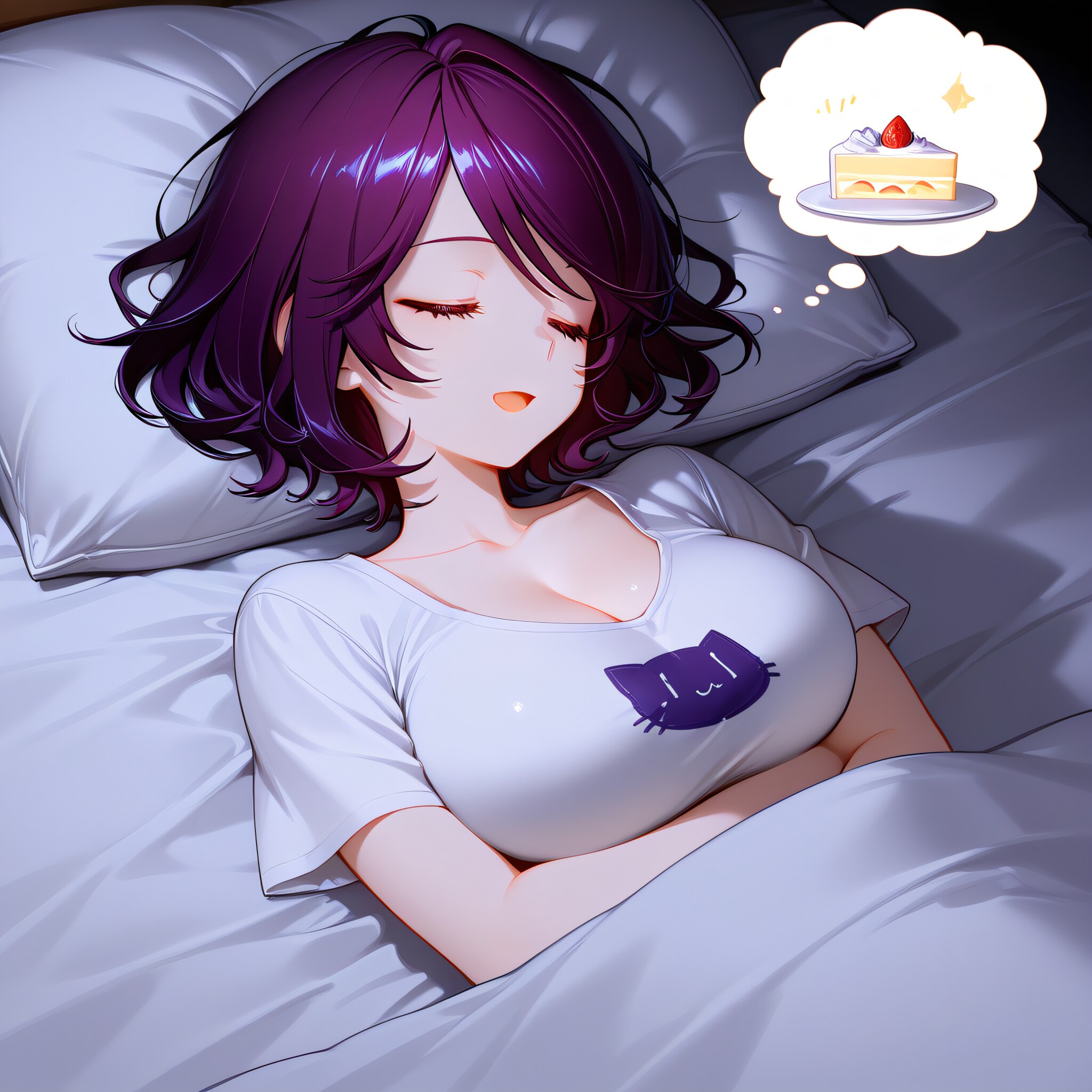おやすみなさい（挨拶メイドの芽衣ちゃん） | の人気AIイラスト・グラビア