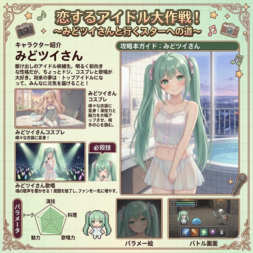 みどツイさん。恋するアイドル大作戦