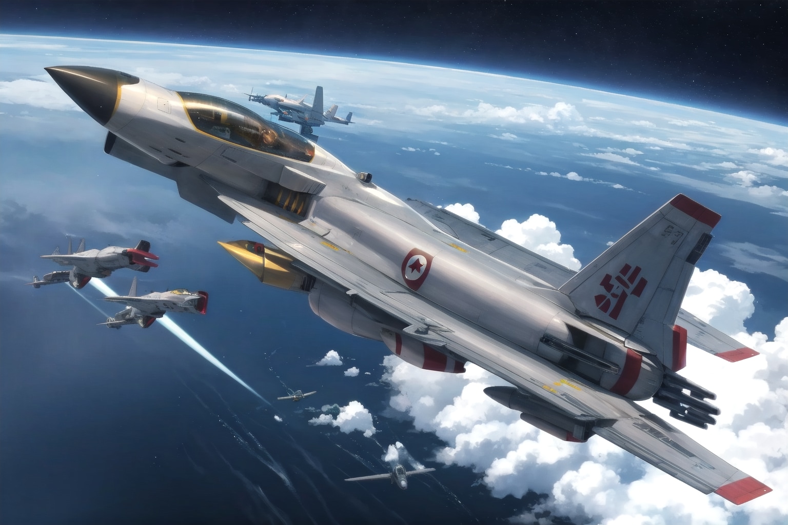 宇宙を駆ける翼たち | の人気AIイラスト・グラビア