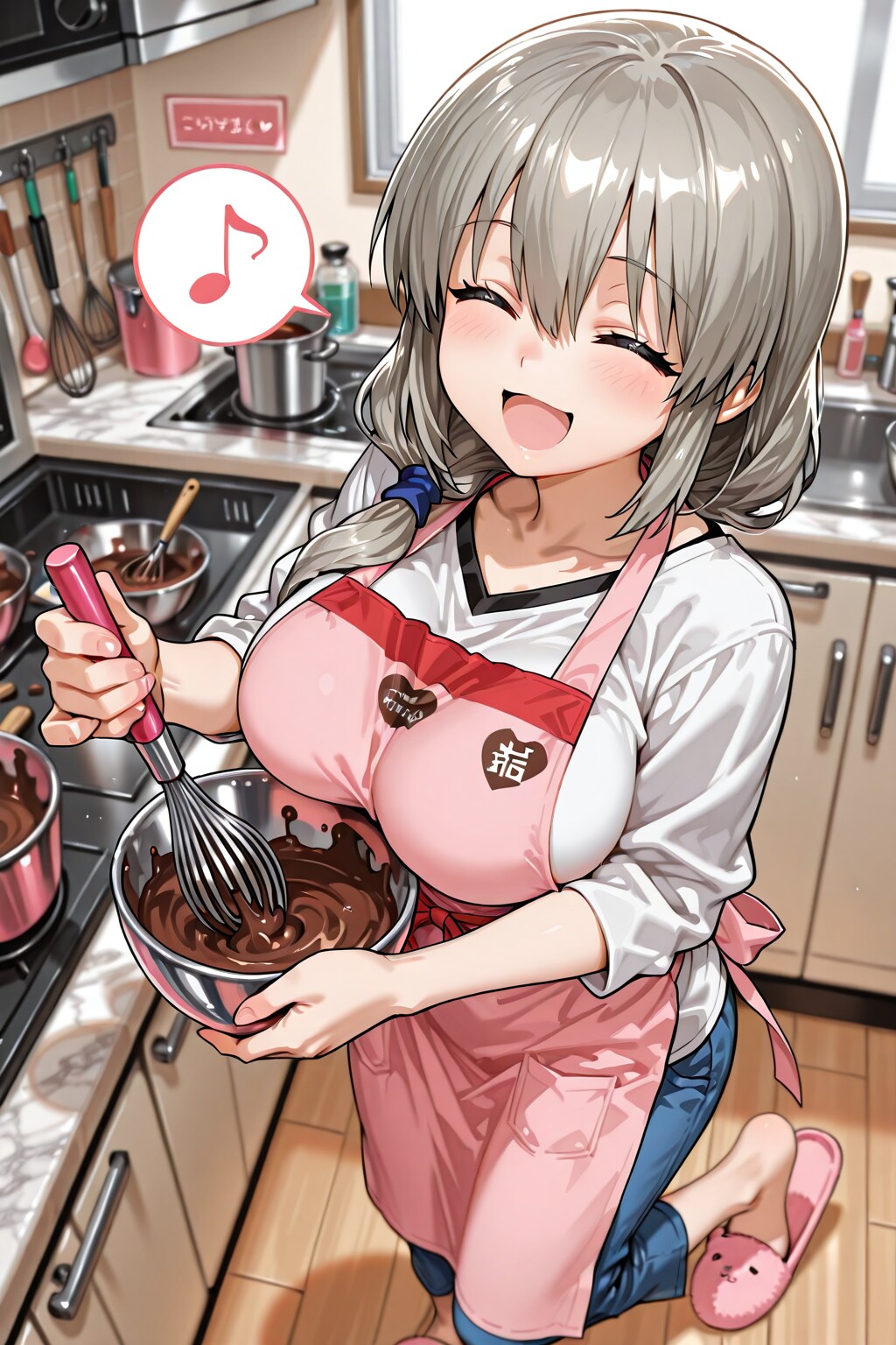 チョコ作りの月さん | の人気AIイラスト・グラビア