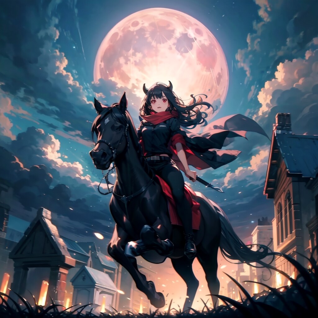 魔王の娘と黒髪馬