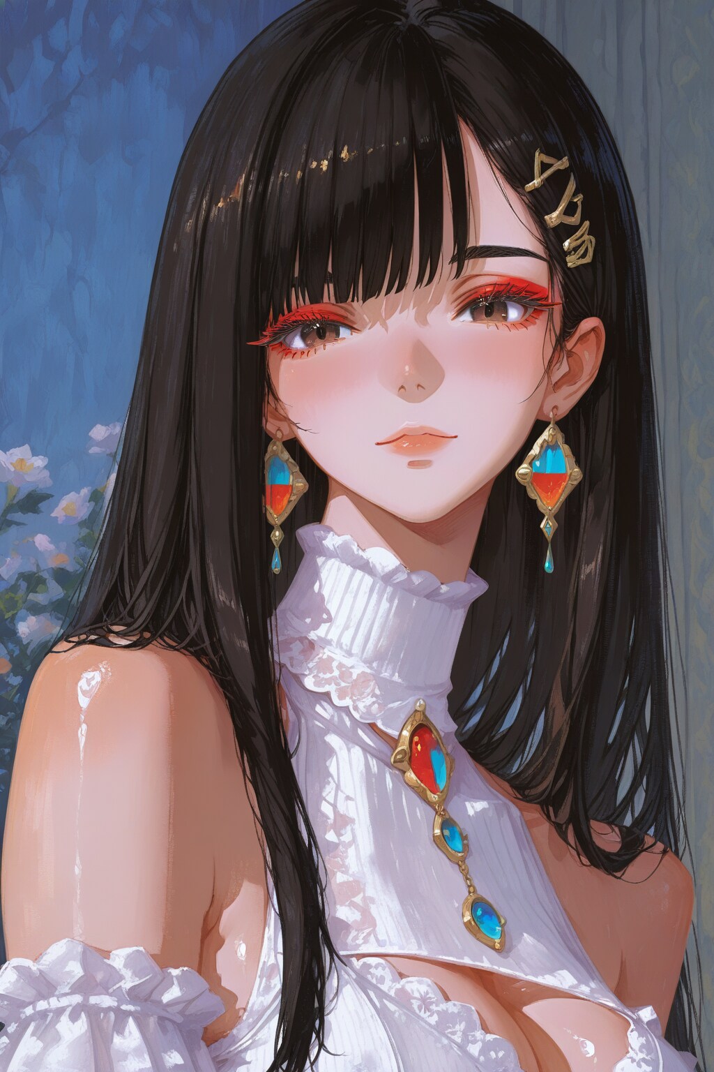 油彩画