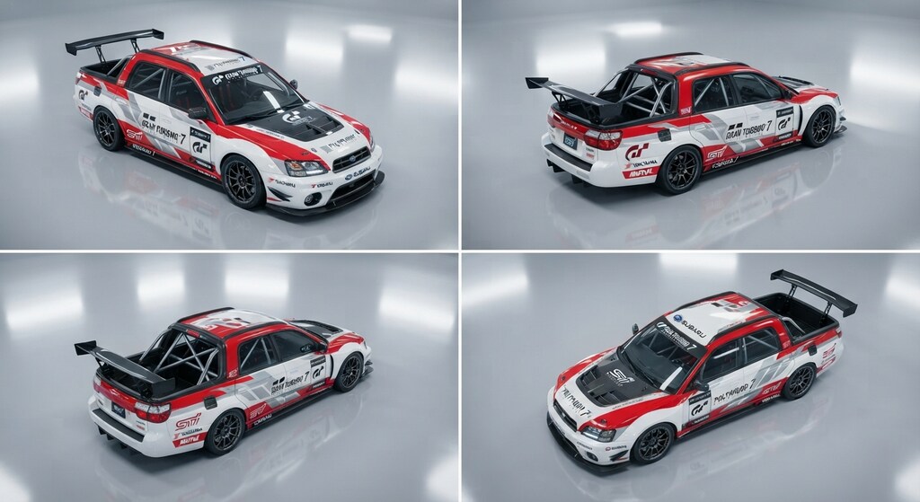 スバルバハグランツーリスモプレゼントカー風